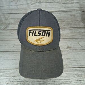 Gilson Large Logo Patch Grey Baseball Hat